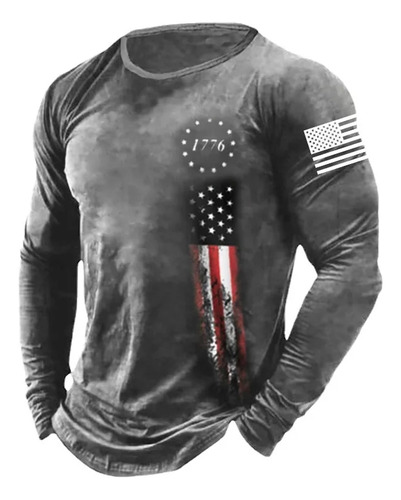 Camiseta Polo Táctica De Manga Larga Us 1776