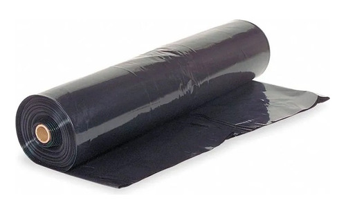 Nylon Polietileno Negro Rollo Film 100 Micrones 3m X 100m