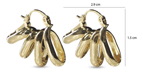Set Joyeria Cadena Collar Con Arracadas Eslabones Y Anillo Forma De Cadena Oro Laminado 18k Para Mujer Moda Modernos Minimalistas Ideal Para Regalar En Ocasiones Especiales Como Cumpleaños Aniversario