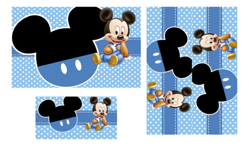 Kit Imprimible Cumpleaños Mickey Mouse 