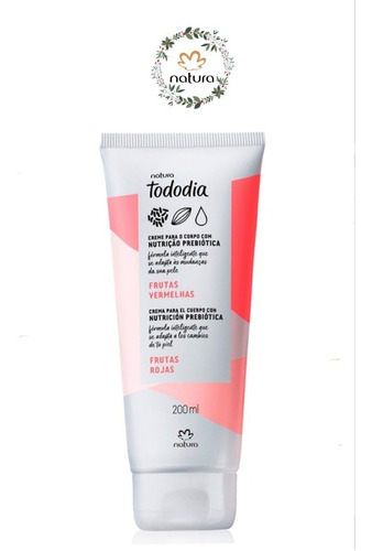 Tododia Crema Frutas Rojas Cuerpo 200ml.