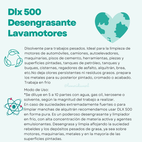 Imagen 5 de 8 de Desengrasante Para Autos 5 Litros Dlx 500