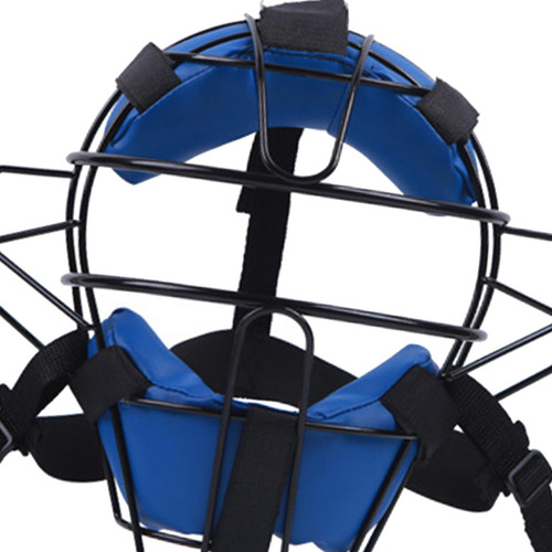 Sports Softball Face Máscara Protectora De Béisbol Azul
