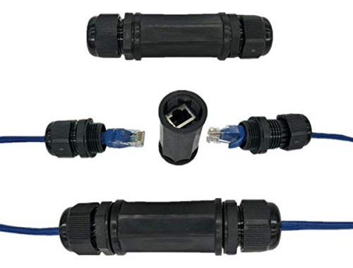 Vizgiz 2 Pack Rj45 - Acoplador Impermeable (cat6/cat5e/cat5