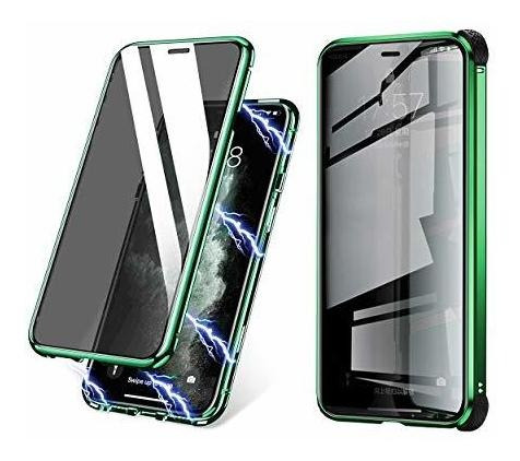 Estuche De Absorcion Magnetica Para iPhone X Con Protector D