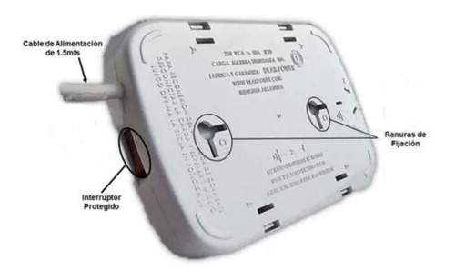 Imagen 2 de 4 de Zapatilla Prolongador 6 Tomas Multitoma Dear Power 1.5m 10a