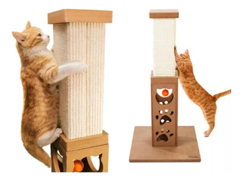 Rascador De Columna Poste Juguete Para Gatos (oferta)