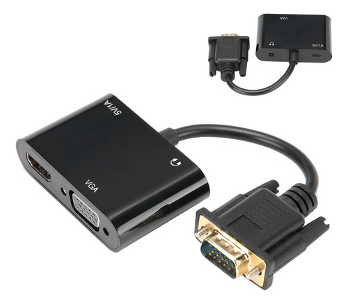 Adaptador Vga A Pantallas De Proyector De Tv Con Convertidor