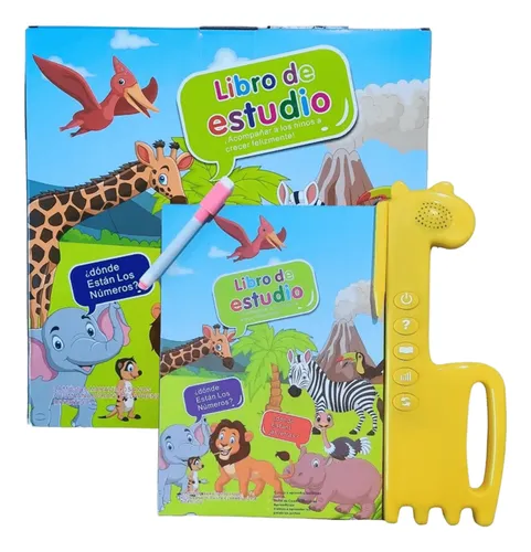Juguete De Bebé Libro Didactico Bilingüe Con Sonido Estimula