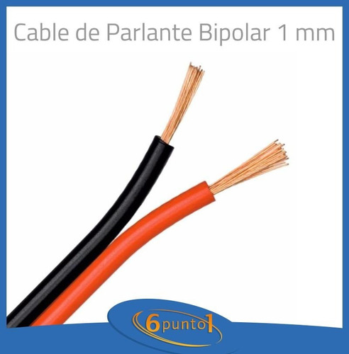 Cable Para Parlantes - Bipolar 2x1 Mm - Precio Por Metro