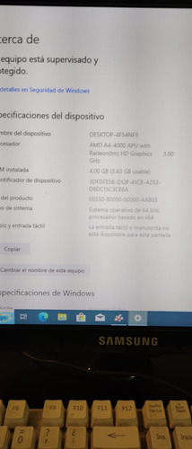 Pc Amd A4-4000 8gb, 250gb Hdd Excelente Oficina O Comercio (Usado)