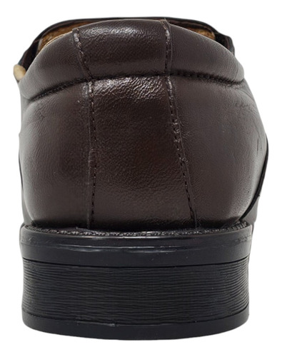 Zapatos Mocasin De Vestir Piel Clásicos Ajuste Elastico P01