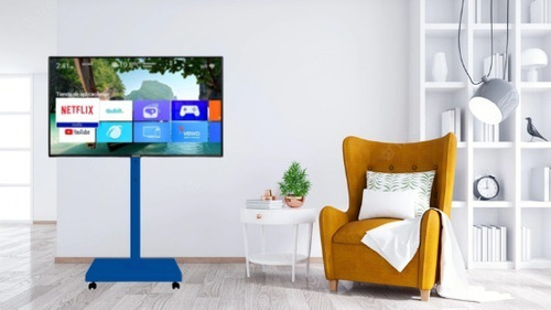Imagen 2 de 4 de Soporte Tv Movil, Seguro Y Compacto Se Entrega Armado Gratis