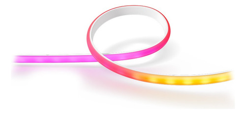 Tira Led Inteligente Philips Hue Gradient Lightstrip 1 Metro Color De La Luz Blanca Cálida, Fría Y Multicolor