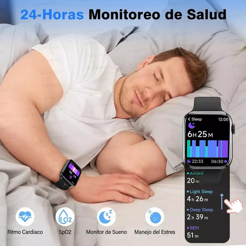 Moda Reloj Inteligente Mujer Hombre Bluetooth Llamada Watch 9 Smartwatch 44mm Smart Watch Compatible Con Motorola