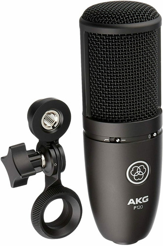 Akg P120 Micrófono De Condensador Profesional Para Estudio