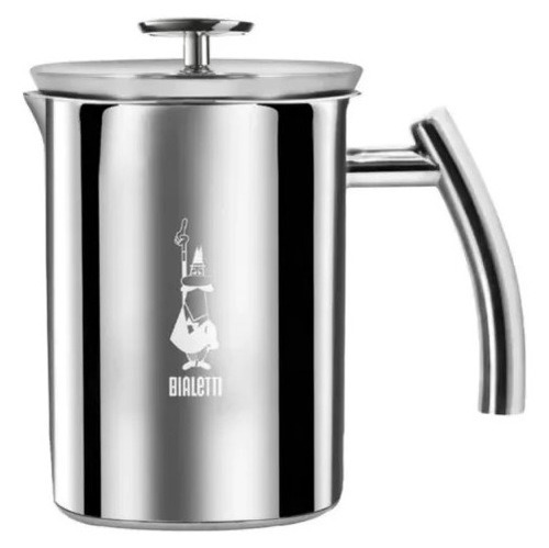 Espumador De Leche Acero Inoxidable Bialetti 330ml 6 Tazas 