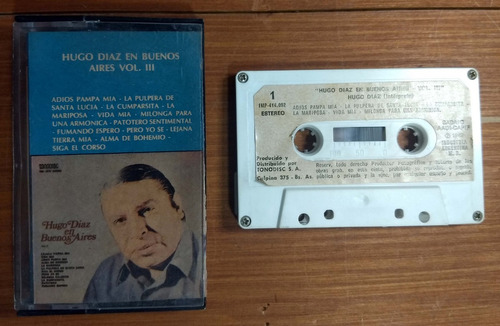 Hugo Diaz En Buenos Aires Vol Iii Cassette