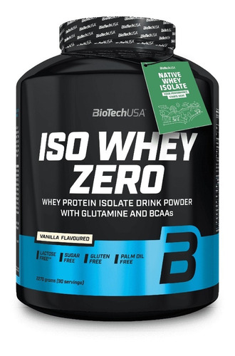 Iso Whey Zero 5 Libras Biotechusa - Vainilla