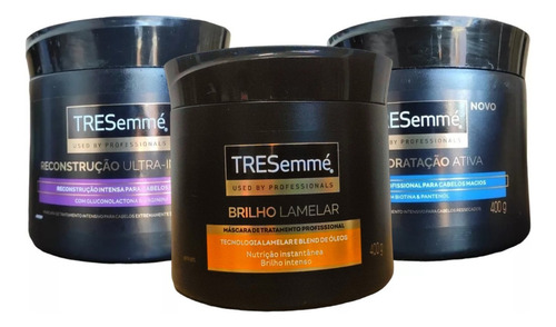 Kit Cronograma Capilar Tresemme Completo 3x400g