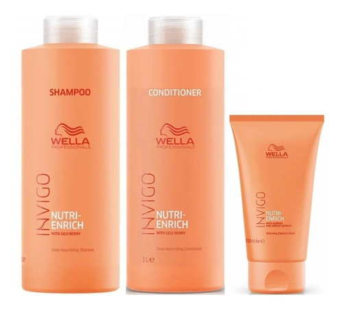 Shampoo+ Conditioner+ Mask Warming Invigo Nutri Enrich Wella
