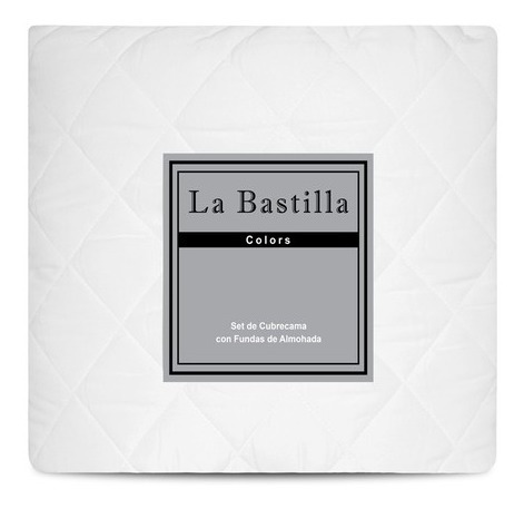 Imagen 2 de 3 de Cubrecama Acolchado Dublin + Fundas De Almohada Twin 160x240