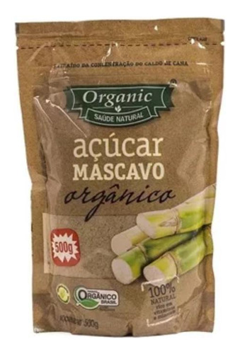 Kit 2x: Açúcar Mascavo Orgânico Organic 500g