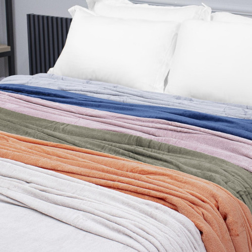 Manta Flannel Microfibra Casal Ideal Para Noites Frias