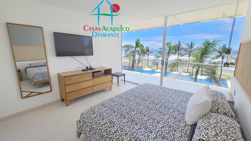 Imagen 13 de 14 de Cad Costa Real 302. Terraza Con Vista Frontal Al Mar
