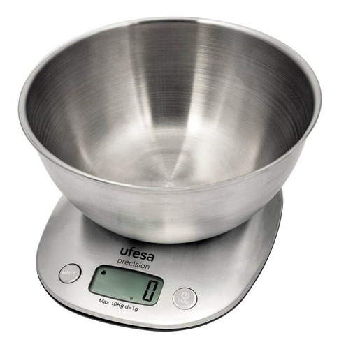 Imagen 1 de 4 de Balanza De Cocina Ufesa Bc1700 C/bol De Acero