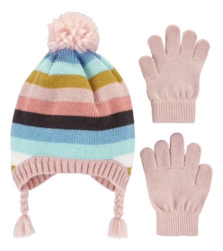 Set De Gorro Y Guantes Invierno Carters Original