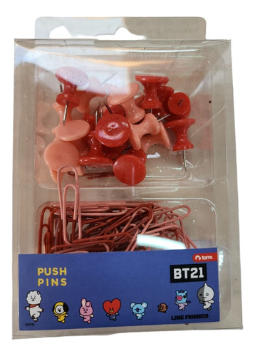 Puch Pins Y Clips Kit Modelo Bt21 (kit 2 Blister)
