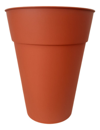 Maceta Plastico Matri Modelo Conica N 30 Color Terracota