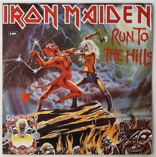 Iron Maiden Run To The Hills-the Number Of...colombia 1990