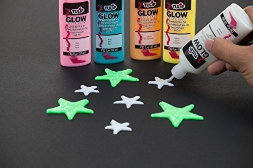 Pintura Acrilica Dimensional Tulip X6u. Brilla En Oscuridad