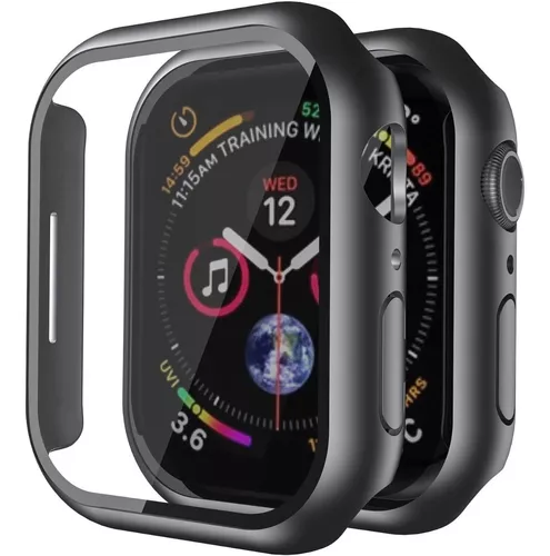 Capa Bumper Vidro Temperado Apple Watch Series 7 45mm E 40mm