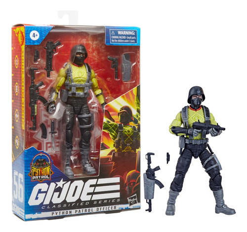 Muñeca Hasbro de G.i Joe Classified Python Patrol Officer F4758