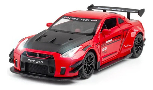 R35 Racing Sport Miniatura De Metal Con Luz