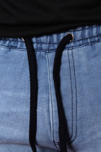 Imagen 6 de 7 de Bermuda Jogger Roma Celeste Hombre No End 37391