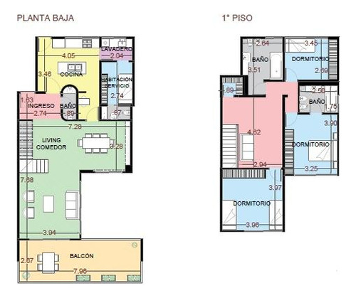 Dúplex 5 Ambientes Con Terraza Parrilla Y Cochera