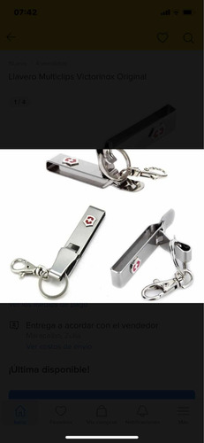 Imagen 4 de 6 de Llavero De Acero Victorinox Multiclip