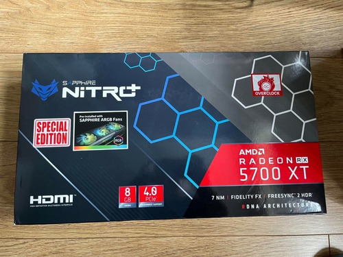 Nuevo Sapphire Amd Radeon Nitro Rx5700xt 8gb