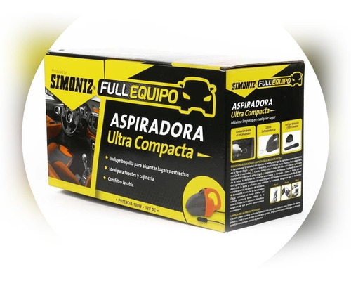 Aspiradora Para Auto Simoniz Ultra Compacta