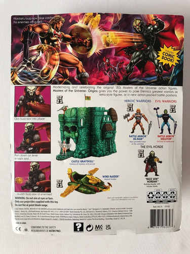 Hordak Buzz Saw Deluxe He-man Motu Origins Retro Play Mattel (Usado)