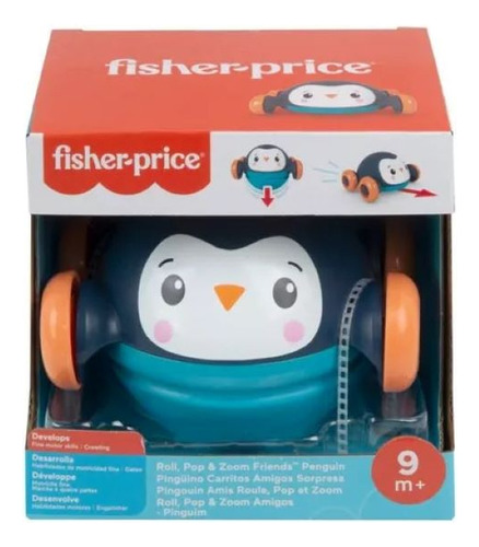 Fisher Price Carritos Amigos Sorpresa Pinguino (Usado)