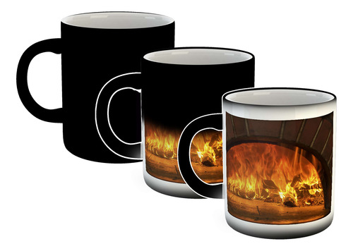 Taza Magica Fuego Horno De Barro Cocinar Con Leña