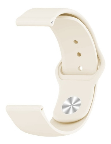 Correa Deportiva Lisa De Lujo Para Amazfit Gts 3 Beige Sm