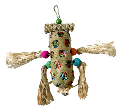 Juguete De Jaula Colgante Para Loros, Juguete Interactivo