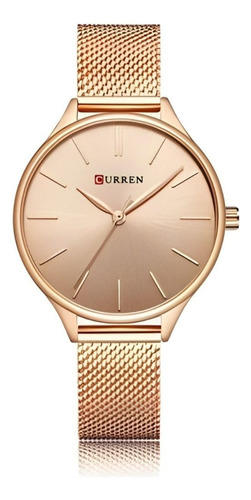 Reloj Análogo Curren Original Kreb7320 Para Mujer