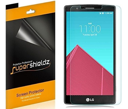 (6 Unidades) Supershieldz Diseñado Para LG G4 Protector De P